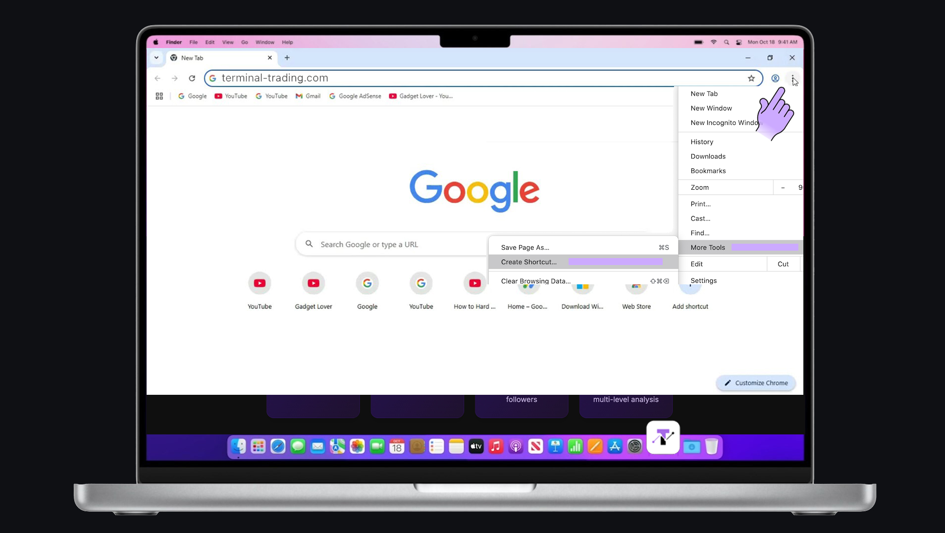 Desktop installation screenshot 1